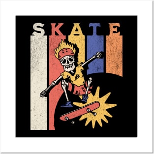 Skater Shirt - Gift for Skateboarder Posters and Art